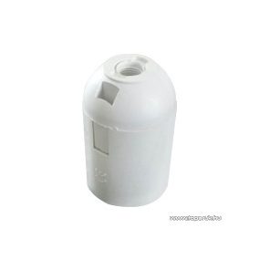 HOME 0716H E27 foglalat, fehér