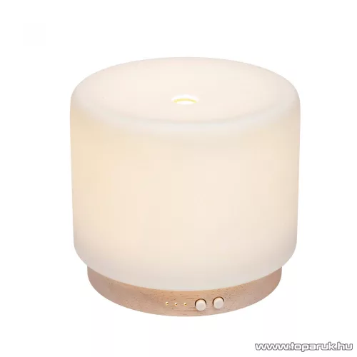 HOME AD 280 Ultrahangos aroma diffúzor, párásító, melegfehér hangulatfénnyel, 280 ml, 20 ml / óra