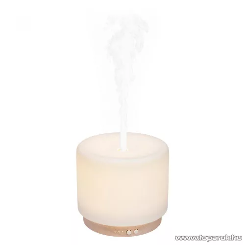 HOME AD 280 Ultrahangos aroma diffúzor, párásító, melegfehér hangulatfénnyel, 280 ml, 20 ml / óra