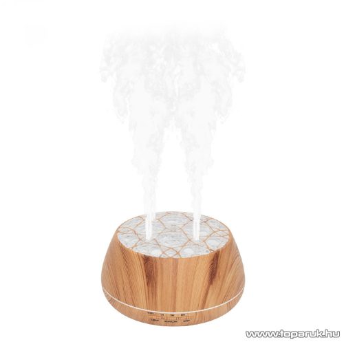 HOME AD 400 WIFI Ultrahangos aroma diffúzor, színesen világító párásító, 400 ml, max. 70 ml / óra (Wifi vezérlés Tuya Smart applikációval)