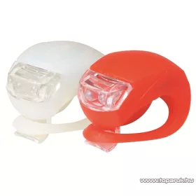  HOME BV 10 LED-es kerékpárlámpa készlet 2 db nagy fényerejű piros és fehér LED-del