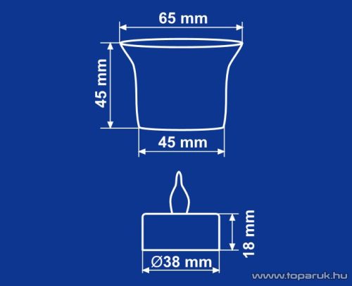 HOME CDG 1/GR Beltéri elemes LED teamécses, zöld tartóval