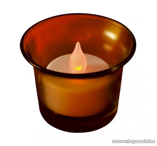 HOME CDG 1/OR Beltéri elemes LED teamécses, narancssárga tartóval