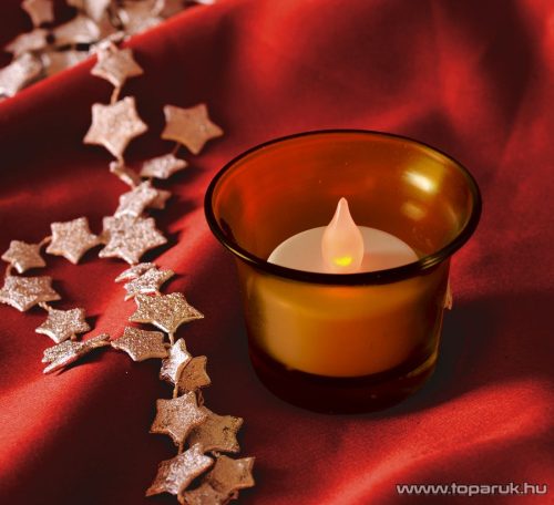 HOME CDG 1/OR Beltéri elemes LED teamécses, narancssárga tartóval