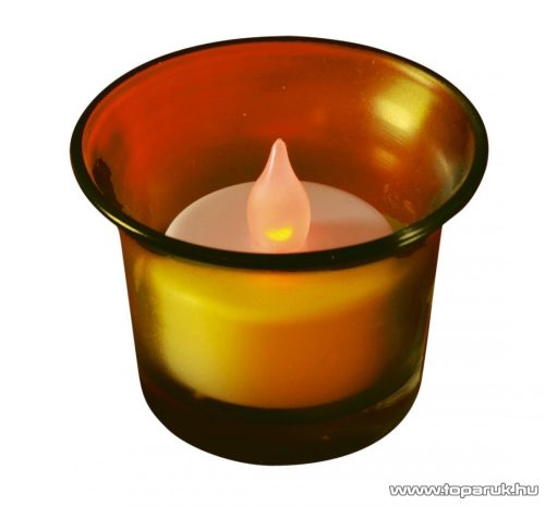 HOME CDG 1/YE Beltéri elemes LED teamécses, sárga tartóval