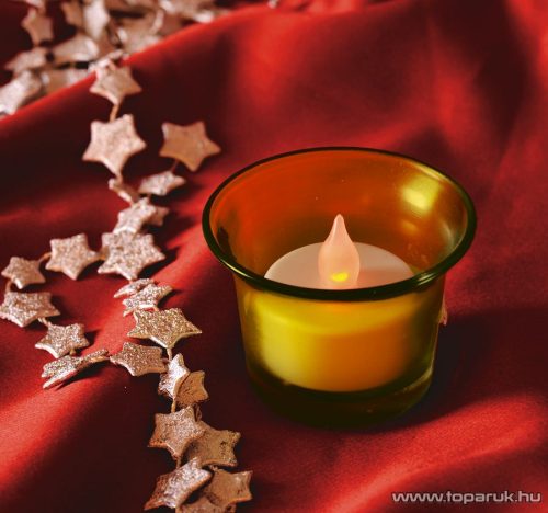 HOME CDG 1/YE Beltéri elemes LED teamécses, sárga tartóval