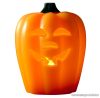 HOME CDH 11 Beltéri Halloween LED-es dekoráció világítás, viaszmécses, töklámpás, 1 db sárga színű, pislákoló fényjátékkal égő LED-del
