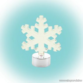   HOME CDM 8/F Beltéri 1 db fehér LED-es világító mécses dekoráció, hókristály