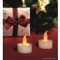   HOME CD 6/WH Beltéri elemes LED teamécses szett (6 db), pislákoló fényjáték, fehér színű mécsesek