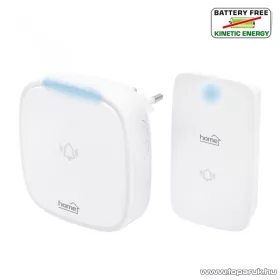   HOME DBK 1500AC Elem és vezeték nélküli kinetikus csengő, 150 m hatótávolság