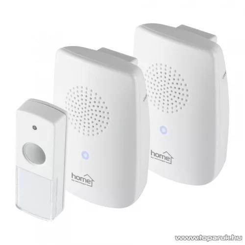 HOME DBS 1001DC Vezeték nélküli csengő 2 db beltéri egységgel, 100 m