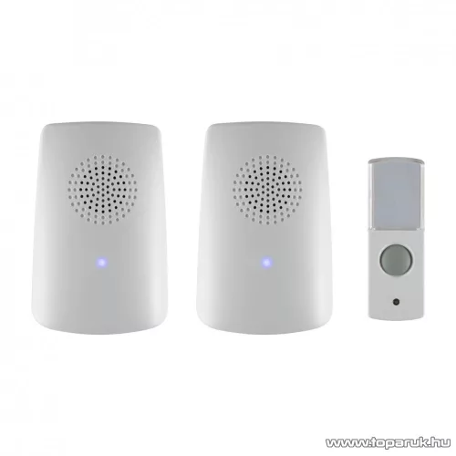 HOME DBS 1001DC Vezeték nélküli csengő 2 db beltéri egységgel, 100 m