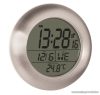 HOME DCF 17B Fürdőszobai óra, belső hőmérséklet kijelzéssel