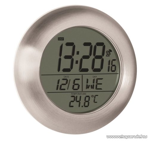 HOME DCF 17B Fürdőszobai óra, belső hőmérséklet kijelzéssel