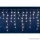 HOME DLFJ 200/WW Kültéri toldható állófényű 200 LED-es party jégcsap füzér, fényfüggöny, meleg fehér világítással, 5 m hosszú