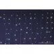 HOME DLF 400/WW Kültéri toldható állófényű 400 LED-es party fényfüggöny, meleg fehér világítással, 200 x 200 cm