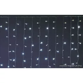   HOME DLF 600/WH Kültéri toldható állófényű 600 LED-es party fényfüggöny, hideg fehér világítással, 200 x 300 cm