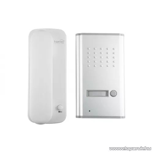 HOME DP 02 Vezetékes egylakásos kaputelefon szett, fém kültéri egységgel