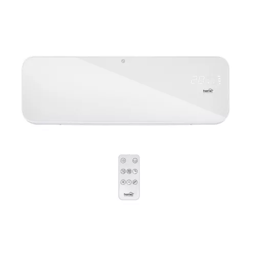 Home FKFW54204WIFI PTC Fali ventilátoros SMART okos WIFI-s hősugárzó fűtőtest heti program funkcióval + távirányítóval, fehér, 1000W / 2000W (FKFW 54204 WIFI)