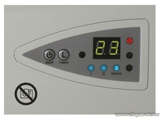 HOME FKF 2000 LCD PTC Fali fűtőtest LCD kijelzővel, 2000 W - megszűnt termék: 2017. november