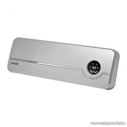 HOME FKF 56202 PTC Fali ventilátoros fűtőtest LCD kijelzővel, távirányítóval, ezüst, 2000W