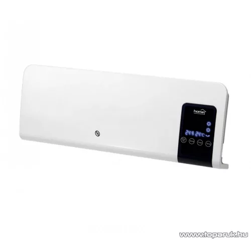HOME FKF 59201 PTC Fali ventilátoros fűtőtest LCD kijelzővel, STOP programos, távirányítós, 2000 W