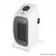 HOME FKH 400 Hordozható mini kerámia hősugárzó fűtőtest, fehér, 400 W