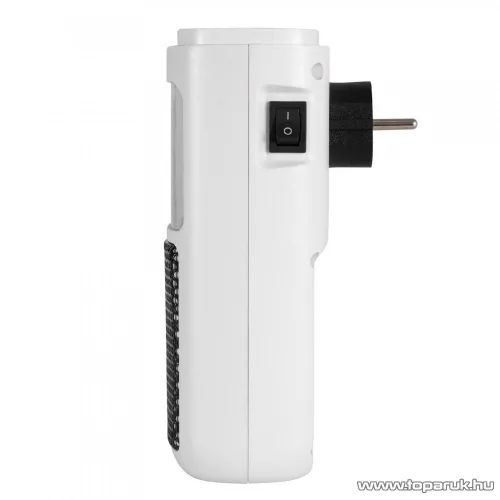 HOME FKH 401 Hordozható mini kerámia hősugárzó fűtőtest hangulatos lángeffekttel, fehér, 400 W