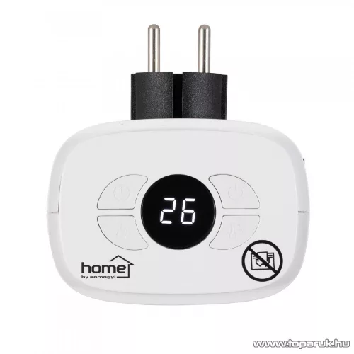 HOME FKH 401 Hordozható mini kerámia hősugárzó fűtőtest hangulatos lángeffekttel, fehér, 400 W