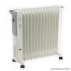 HOME FKO 13 LCD kijelzős olajradiátor, termosztát szabályozással, 13 tag, fehér, max. 2500 W