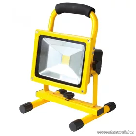   HOME FLB 20 LED/YE Hordozható újratölthető LED-es fényvető, 20 W, sárga
