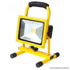   HOME FLB 20 LED/YE Hordozható újratölthető LED-es fényvető, 20 W, sárga