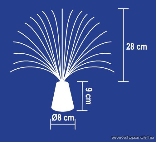 HOME FOL 3 Optikai szálas LED lámpa, 28 cm