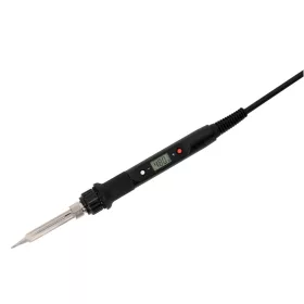   Home FPL 80W LCD digitális kijelzős hőfokszabályozós digitális forrasztópáka, szabályozható hőmérséklet (180-480 °C), 230 V / 80 W, kerámia fűtőelem