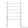 HOME FTW22 Fűtött, szabadon álló kivitelű elektromos ruhaszárító és törölközőszárító, alumínium, vízálló kapcsoló, IPX2, 90 W, fehér
