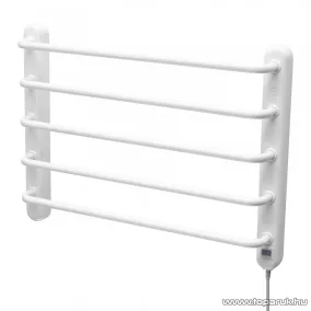   HOME FTW 4 Fűtött, elektromos törölközőszárító, fehér, 90 W