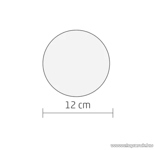 HOME GLE 12/WW Beltéri 1 LED-es, elemes világító EVA gömb dekoráció, 12 cm, meleg fehér