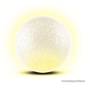   HOME GLE 20/WW Beltéri 2 LED-es, elemes világító EVA gömb dekoráció, 20 cm, meleg fehér