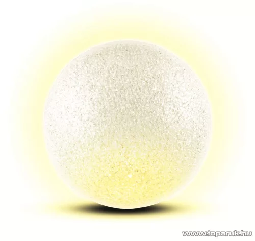HOME GLE 20/WW Beltéri 2 LED-es, elemes világító EVA gömb dekoráció, 20 cm, meleg fehér