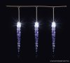 HOME G 4150 Kültéri LED-es jégcsap fényfüzér dekoráció, 50 db fehér LED-del - megszűnt termék: 2015. szeptember