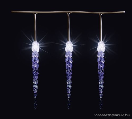 HOME G 4150 Kültéri LED-es jégcsap fényfüzér dekoráció, 50 db fehér LED-del - megszűnt termék: 2015. szeptember