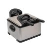 Home HGOLS4 INOX Olajsütő rozsdamentes készülékházzal, 3 sütőkosárral, 6 literes olajtartállyal, 2000 W