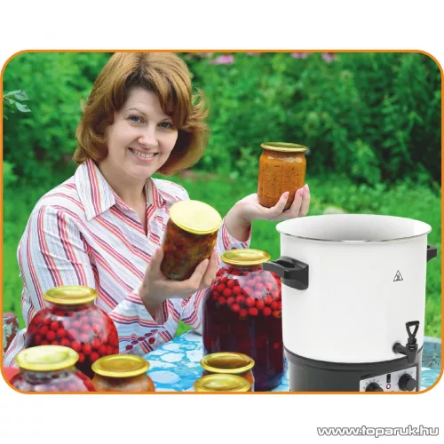 HOME HG BA 27 befőzőautomata beépített időzítővel, 27 literes, 1800W
