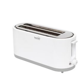   HOME HG KP 42 Négy szeletes kenyérpirító, cooltouch, 7 fokozat, zsemlemelegítő, fehér, 1400 W