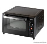   HOME HG MS 10 Mini sütő, grillsütő, termosztátos, fekete, 1050 W
