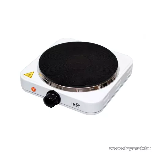HOME HG R 01WH Hordozható elektromos egylapos főzőlap, rezsó, 1500 W