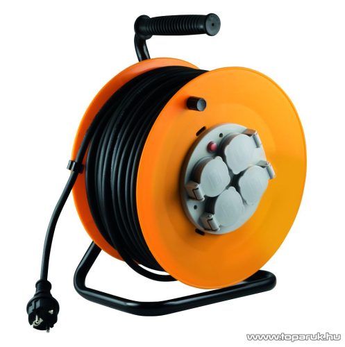 HOME HJR 10-30 Kábeldob, 30 m gumírozott vezetékkel
