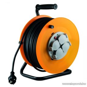 HOME HJR 10-50 Kábeldob, 50 m gumírozott vezetékkel