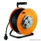 HOME HJR 10-50 Kábeldob, 50 m gumírozott vezetékkel
