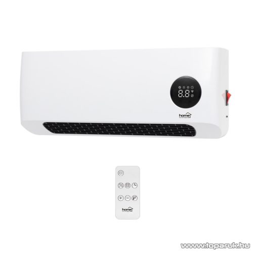 Home FKF42202WIFI PTC Fali ventilátoros SMART okos WIFI-s hősugárzó fűtőtest heti program funkcióval + távirányítóval, fehér, 1000W / 2000W